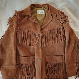Vintage 1960's SIMCO Fringed, suede-leather, Woman's jacket